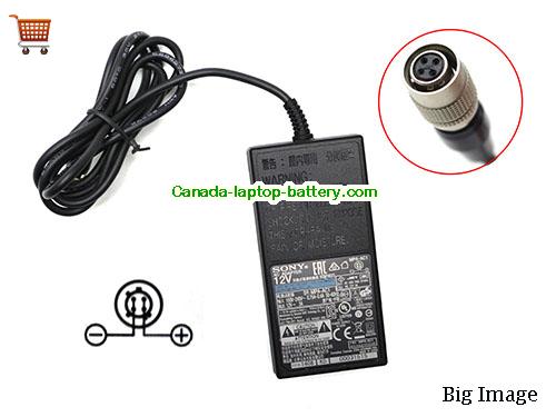 SONY  12V 3A AC Adapter, Power Supply, 12V 3A Switching Power Adapter