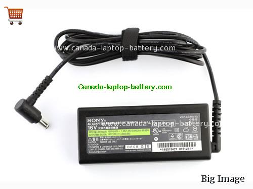 SONY VGN-TX670P/W Laptop AC Adapter 16V 4A 64W