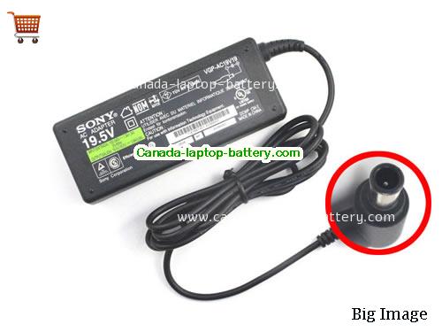 SONY VGP-AC19V25 Laptop AC Adapter 19.5V 3.9A 75W