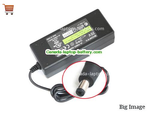 sony  20V 2.5A Laptop AC Adapter