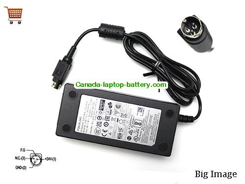 Canada Genuine PS60A-24C AC Adapter for Star DA-52C24 24.0v 2.15A 51.6W Power Supply Round With 3 Pins Power supply 