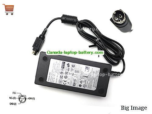 Canada Genuine PS60A-24C AC Adapter for Star DA-52C24 24.0v 2.15A 51.6W Power Supply Round With 3 Pins Power supply 