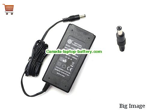 Canada Genuine Black S036BP1200300 Switching Power Adapter for Teufel sound Bar 12v 3000mA Power supply 