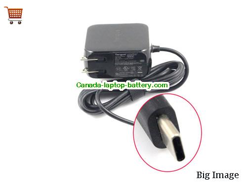 TARGUS  20V 2.25A AC Adapter, Power Supply, 20V 2.25A Switching Power Adapter