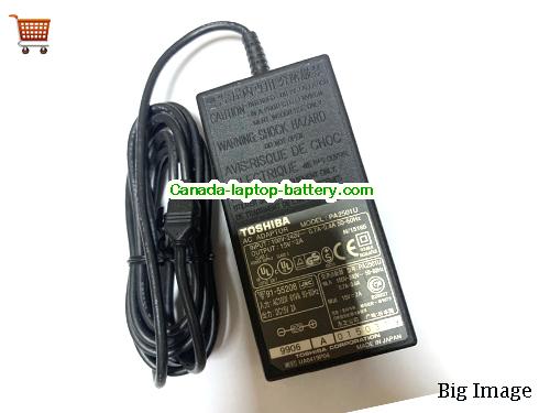Toshiba  15V 2A AC Adapter, Power Supply, 15V 2A Switching Power Adapter