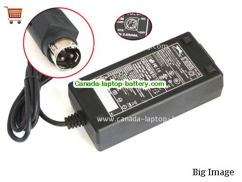 YEAR TG-7601-ES Laptop AC Adapter 24V 3.125A 75W