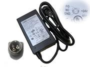 Genuine APD DA-50C24 AC Adapter 24v 2.15A Round with 3 pin for Printer in Canada