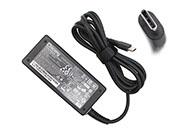 Chicony 20V 2.25A 45W Laptop Adapter, Laptop AC Power Supply Plug Size 