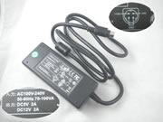 FLYPOWER 12V 2A 24W Laptop Adapter, Laptop AC Power Supply Plug Size 4pinmm 