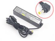 FUJITSU 19V 3.16A 60W Laptop Adapter, Laptop AC Power Supply Plug Size 5.5 x 2.5mm 