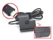 HP 20V 2.25A 45W Laptop Adapter, Laptop AC Power Supply Plug Size 