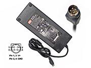 MEAN WELL 24V 9.2A 221W Laptop Adapter, Laptop AC Power Supply Plug Size 