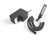 MICROSOFT 12V 2A 24W Laptop Adapter, Laptop AC Power Supply Plug Size 