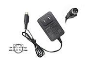 MOSO 12V 1.5A 18W Laptop Adapter, Laptop AC Power Supply Plug Size 