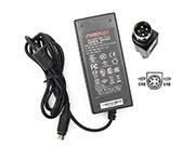 POSIFLEX 12V 5A 60W Laptop Adapter, Laptop AC Power Supply Plug Size 