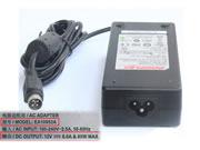 Genuine Posiflex EA10953A Ac adapter 12v 6.6A 80W Power Supply 4 Pin in Canada