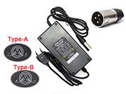 EU Genuine Electric bikes Sans SSLC109V55 Li-ion Battery Charger 54.6v 2.0A 3Pins in Canada